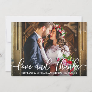 Amour et Merci Mariage Merci Photo