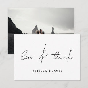 Amour et Merci Mariage minime de calligraphie phot