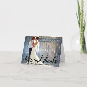 Amour et merci Mariage moderne M. et Mme Note