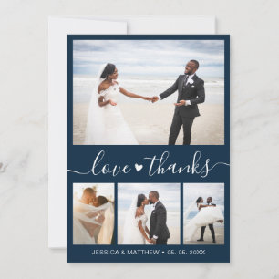 Amour et Merci Marine Photo Collage Mariage