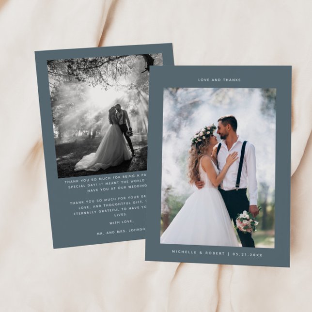 Amour et Merci Mini Mariage Photo Ardoise (Créateur téléchargé)