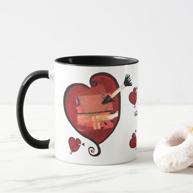 Amour et plus d'amour 11oz. Tasse (Avec donut)