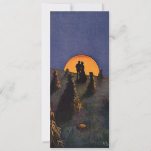 Amour et Romance Vintage, Baiser sous la Lune de l