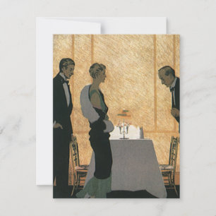 Amour et Romance Vintage, Dîner Élégant de Couple