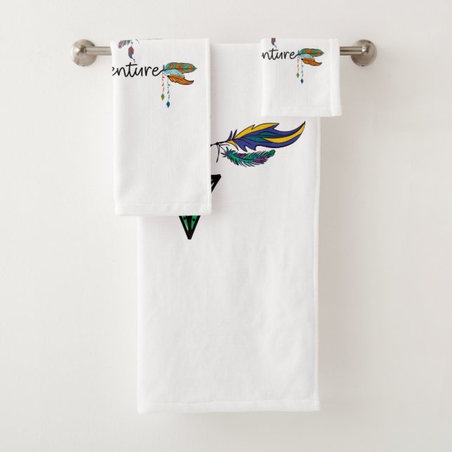 Amour Explore Aventure Arrow Tribal Boho Design (En situation)