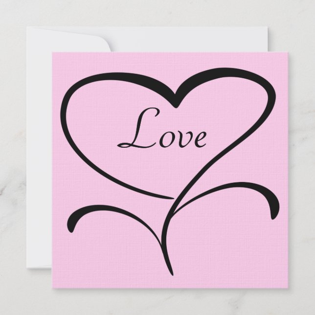 Amour Faire-part de mariage (Devant)