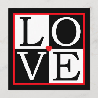 AMOUR Faire-part de mariage