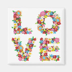 AMOUR Fleurs de printemps Magnet
