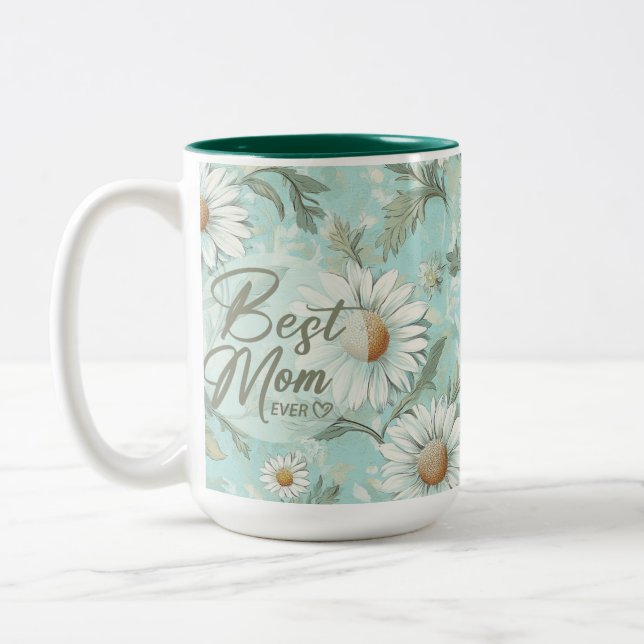 Amour florissant - Fête des mères Mugs floraux (Gauche)
