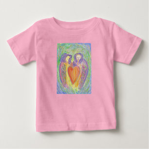 Amour Guardian Angels Heart Art T-Shirts pour enfa