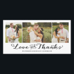 Amour le plus doux | Carte photo mariage Merci<br><div class="desc">Photographies fournies avec la permission de ©Blush Photography</div>