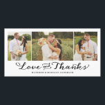 Amour le plus doux | Carte photo mariage Merci<br><div class="desc">Photographies fournies avec la permission de ©Blush Photography</div>