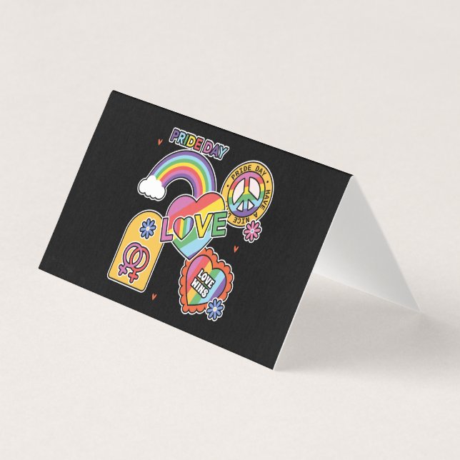 Amour. LGBT+Pride. Jour de la fierté. Amour arc-en (Front)