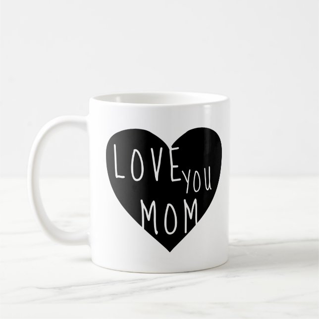 Amour Maman ⎥ Mug personnalisé (Gauche)