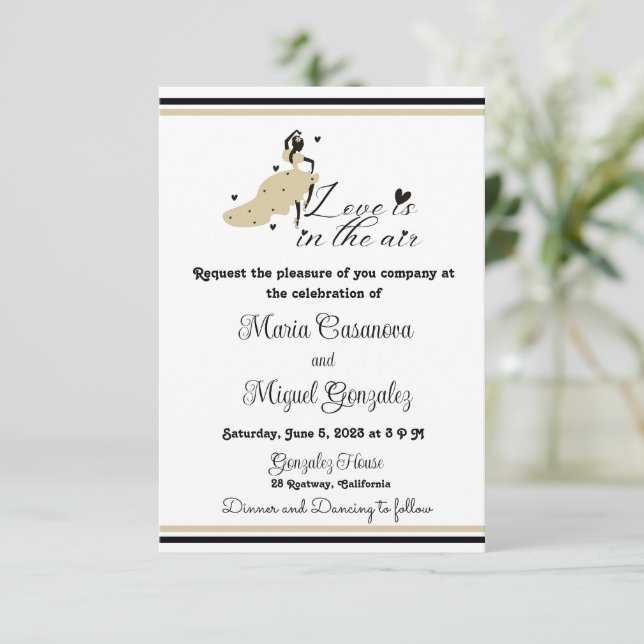 Amour mariage Amour flamand est dans l'air (Debout devant)