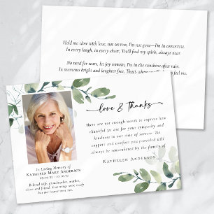 Amour & Merci Eucalyptus Funeral Photo