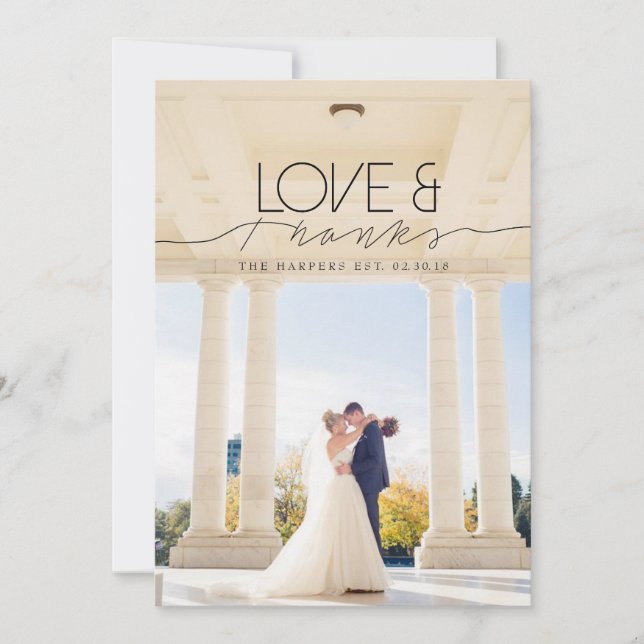 Amour & Merci | Photo de Merci chic et officiel (Devant)