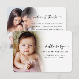 Amour & Merci   Photo Overlay Hello Baby