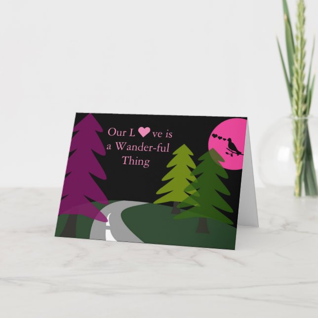 Amour merveilleux 2 cartes (Devant)