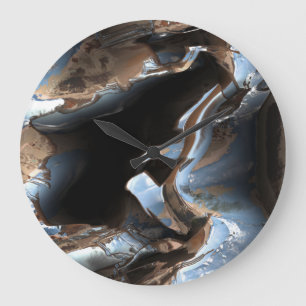 Amour métallique endommagé 4 horloge