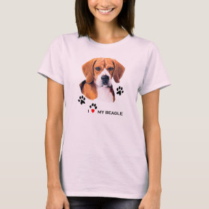 Amour mignon d'I mon T-shirts de beagle