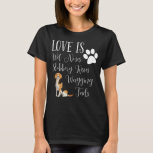 Amour mignon du T-shirt I de chien de beagle mon