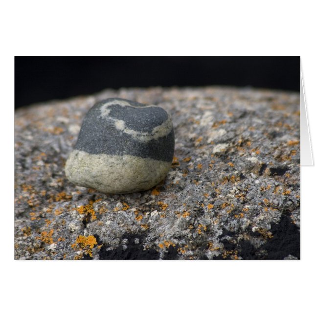 Amour mis en Pierre. Carte par cARTerART (Devant horizontal)