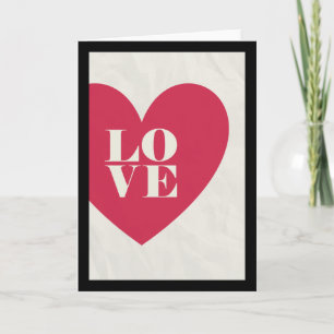 Amour moderne - carte de Saint-Valentin