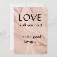 Amour Moderne Drôle Et Bon Merci D'Avocat