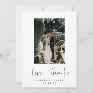 Amour moderne et merci photo Mariage