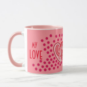 AMOUR MUG POUR PETIT AMI, MARI, AMOUR UN