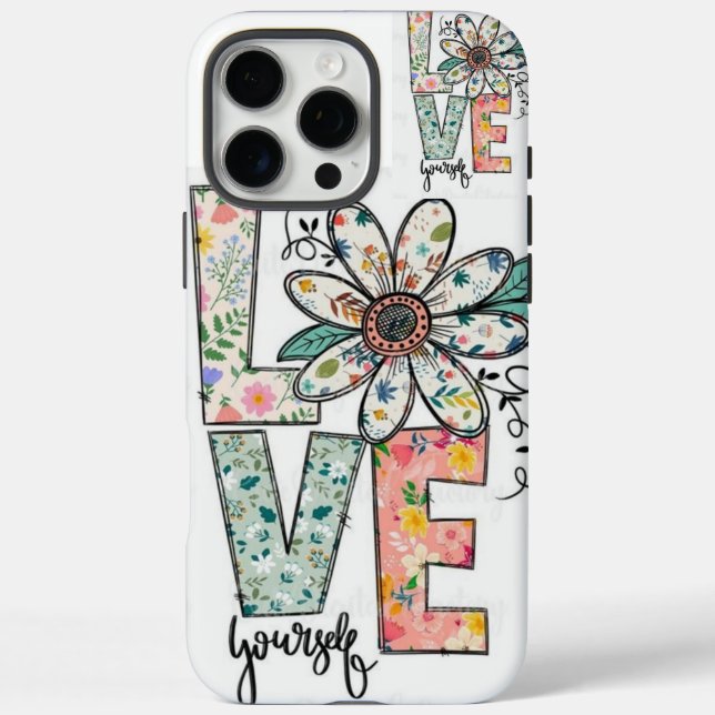 AMOUR MULTY FLEURS iPhone / coque ipad (Verso)