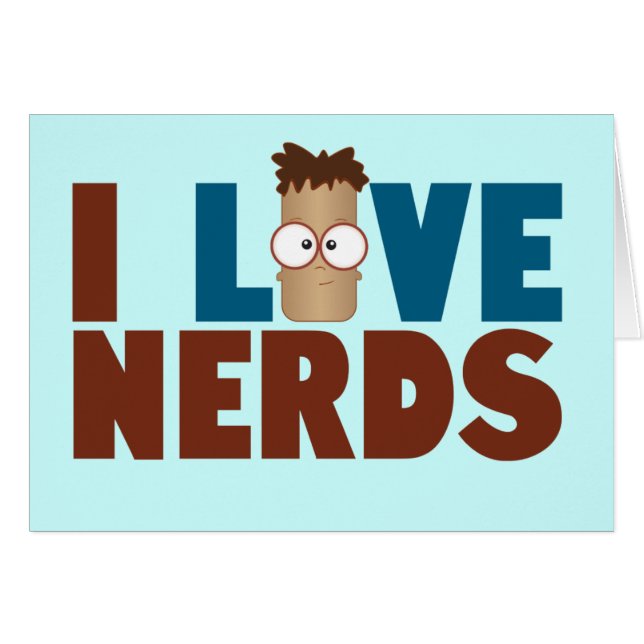 Amour nerd - brun (Devant horizontal)