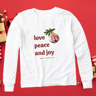 Amour Paix Joie Photo Enfants Noël Rouge Bourgogne