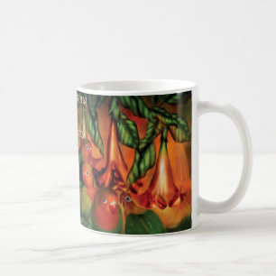 Amour parmi la tasse de trompettes