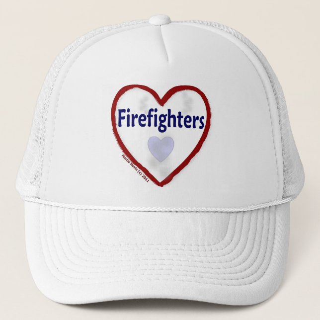 Amour : Pompiers - Casquette (Devant)