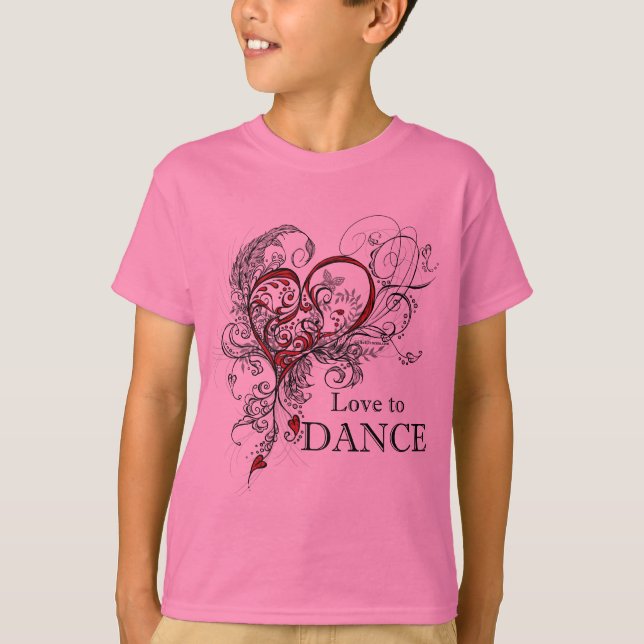 Amour pour danser le T-shirt d'enfants (Devant)