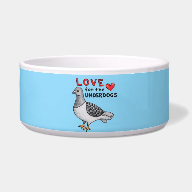 Amour pour les outsiders – Gamelle avec pigeon (Devant)