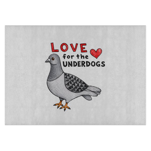 Amour pour les Underdogs – Planche à découper avec (Devant)