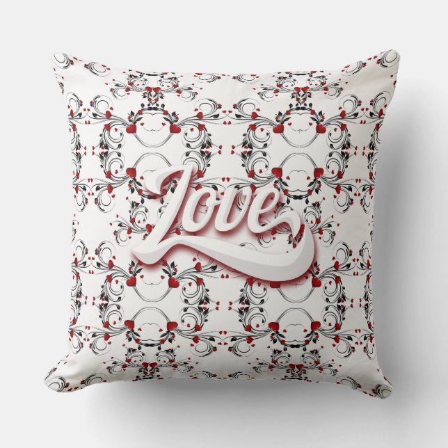 Amour réversible Coussin Saint Valentin (Recto)