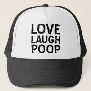 Amour Rire Caca Drôle Casquette Chapeau