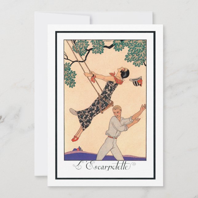 Amour Romantique Vintage, Balançoire Escarpolette  (Devant)