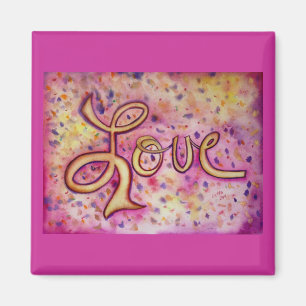 Amour Rose Glamour Art Inspiration Word Magnet