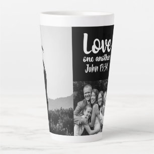 Amour Un Autre Jean 13:34 Latte Mug Personnalisé