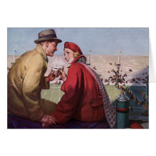 Amour vintage et romance, Couple au jeu de footbal