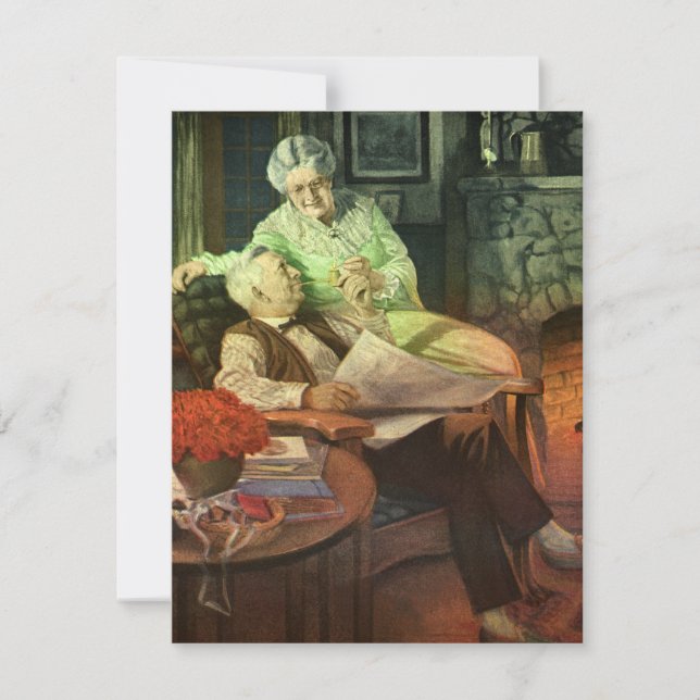 Amour vintage et romance; Grands-parents romantiqu (Devant)