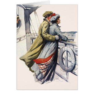 Amour vintage et romance, Nouveaux mariés sur bate