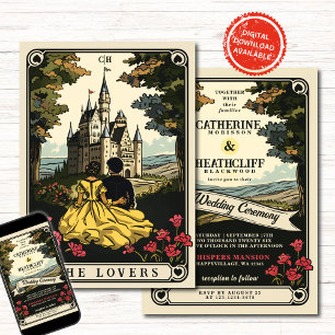 Amour vintage   Faire-part de mariage Tarot