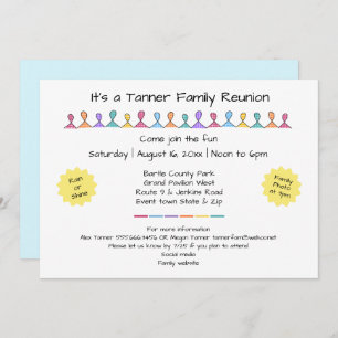 Amoureux amis ou famille Reunion Party Invitation