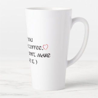 Amoureux café latte tasse